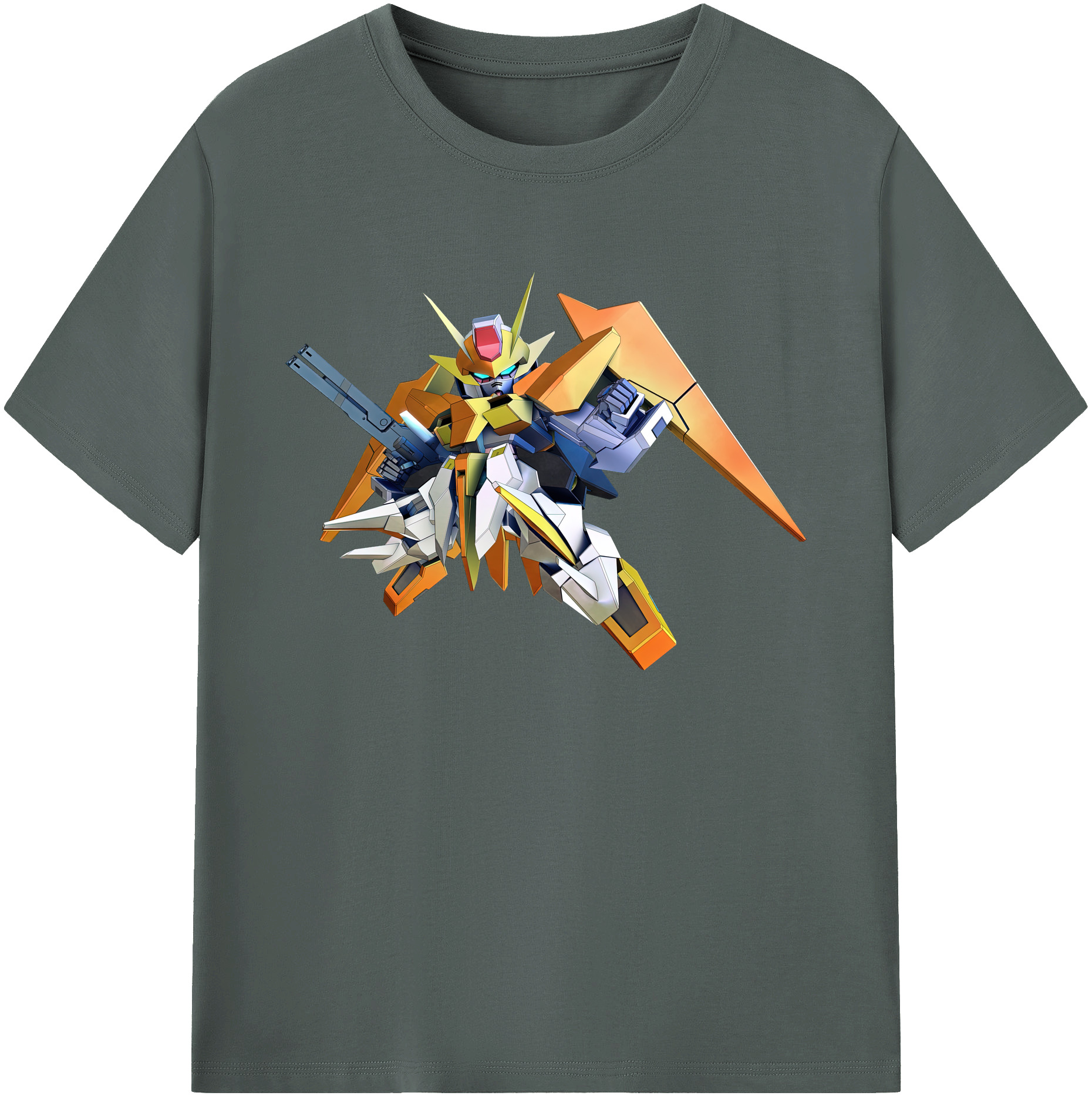 （画像用） 機動戦士ガンダム Mobile Suit Gundam 綿100％ メンズ半袖Tシャツ｜肌触りやわらか＆通気性
